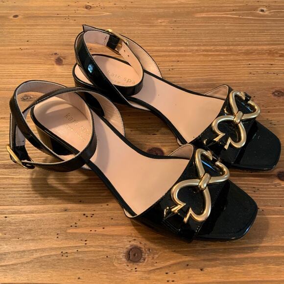 Kate Spade Lagoon Spade Chain‎ Sandals size 5.5 - Picture 4 of 7